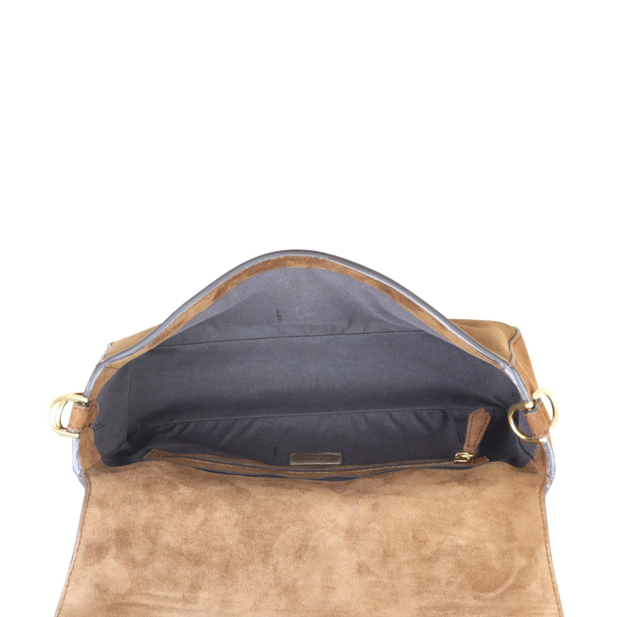 Fendi Suede Baguette Bag Interior