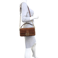 Fendi Suede Baguette Bag Mannequin