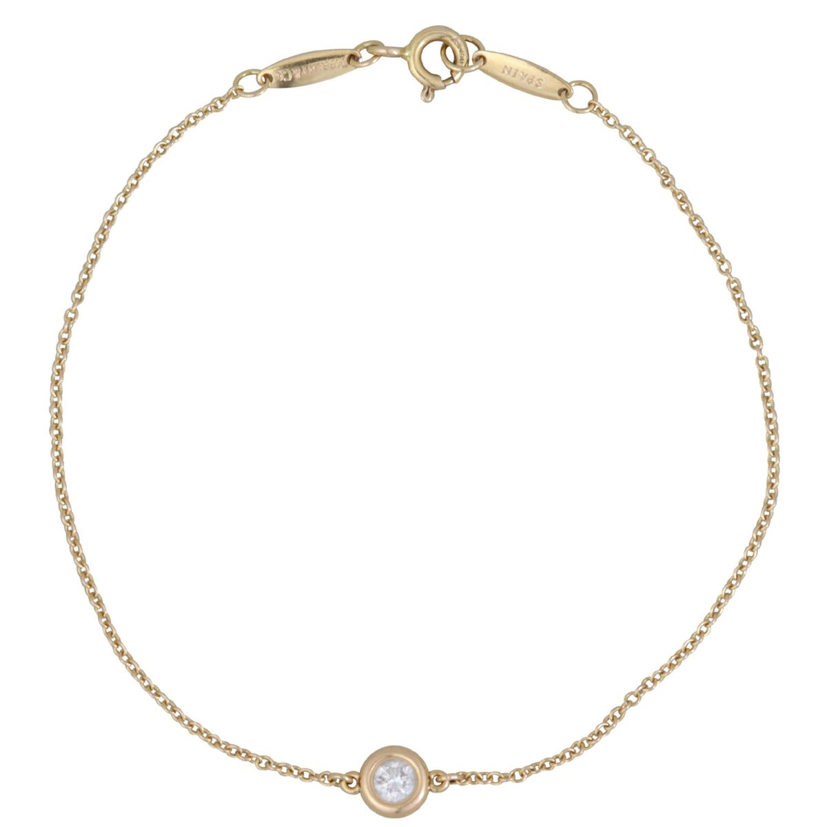 Tiffany & Co Diamonds by the Yard Bracelet 18k Rose Gold front