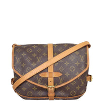 Louis Vuitton Saumur 30 Monogram Front with Strap