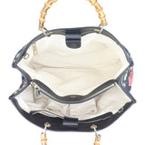 Gucci Flora Knight Bamboo Shopper Tote Interior