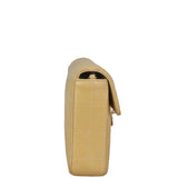 Chanel East-West Chocolate Bar Flap Bag Side