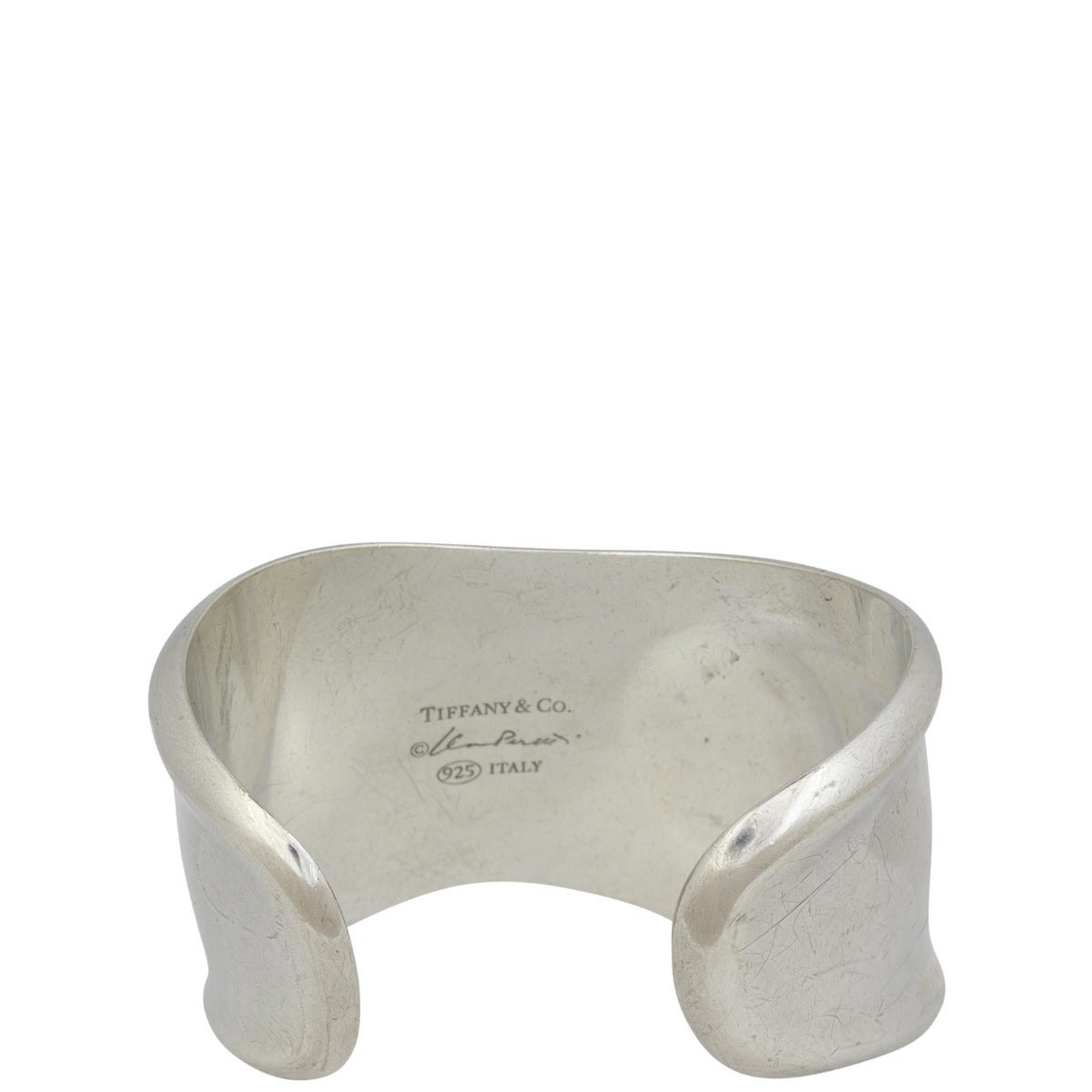 Tiffany & Co Bone Cuff Sterling Silver Small Back