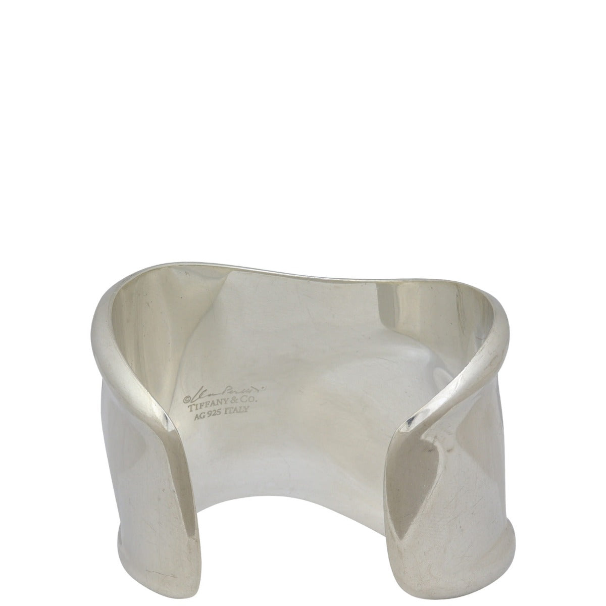 Tiffany & Co Bone Cuff Sterling Silver Medium Back