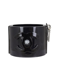Chanel CC Resin Hinged Cuff Front