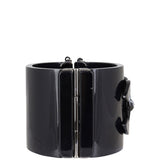 Chanel CC Resin Hinged Cuff Side
