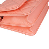 Chanel Mini Wallet on Chain Corner Closeup