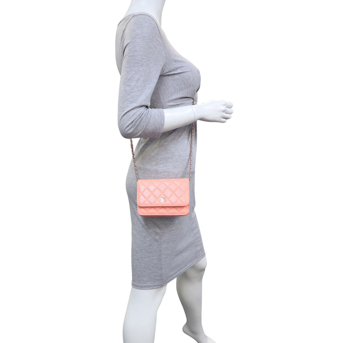 Chanel Mini Wallet on Chain Mannequin