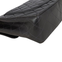 Chanel Maxi Jumbo XL Single Flap Bag Corner Closeup