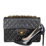 Chanel Maxi Jumbo XL Single Flap Bag Shoe