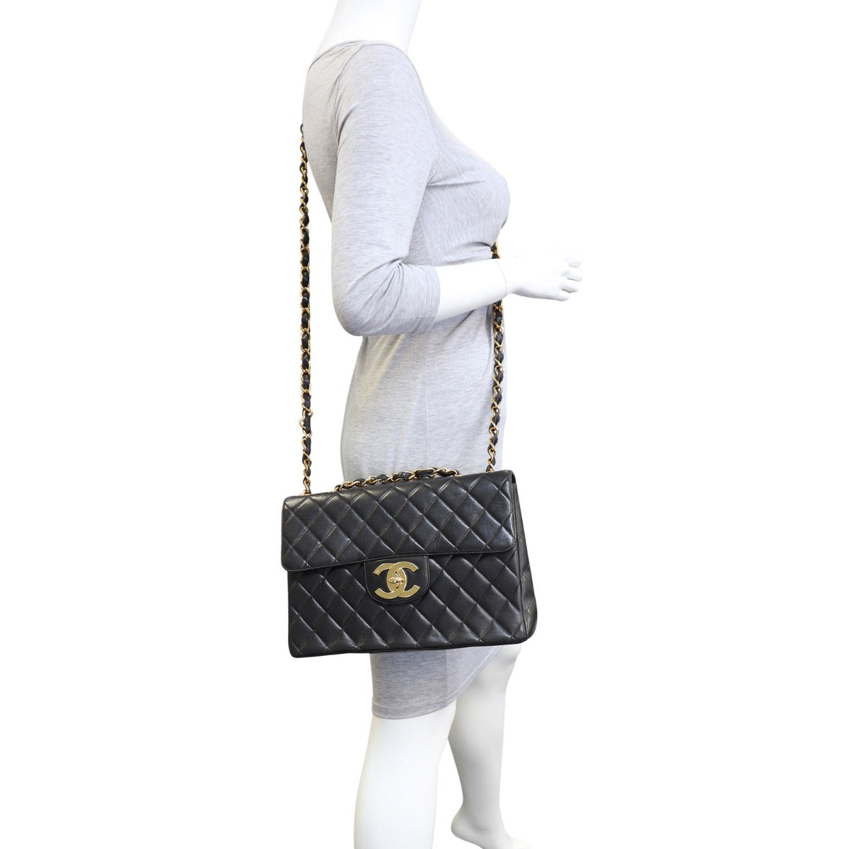 Chanel Maxi Jumbo XL Single Flap Bag Mannequin