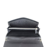 Saint Lauren Belle de Jour Wallet on Chain Interior