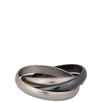 Cartier Trinity Ring Classic 18k White Gold & Ceramic