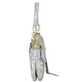 Dior Saddle Bag Oblique Embroidery Side