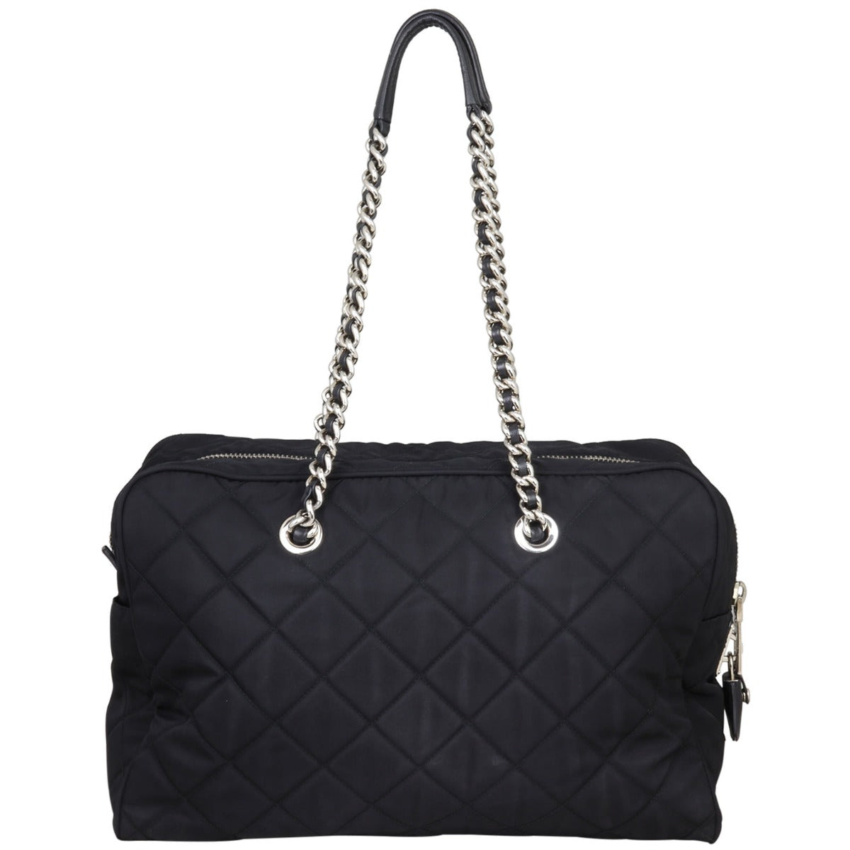 Prada Tessuto Quilted Bowling Bag Back