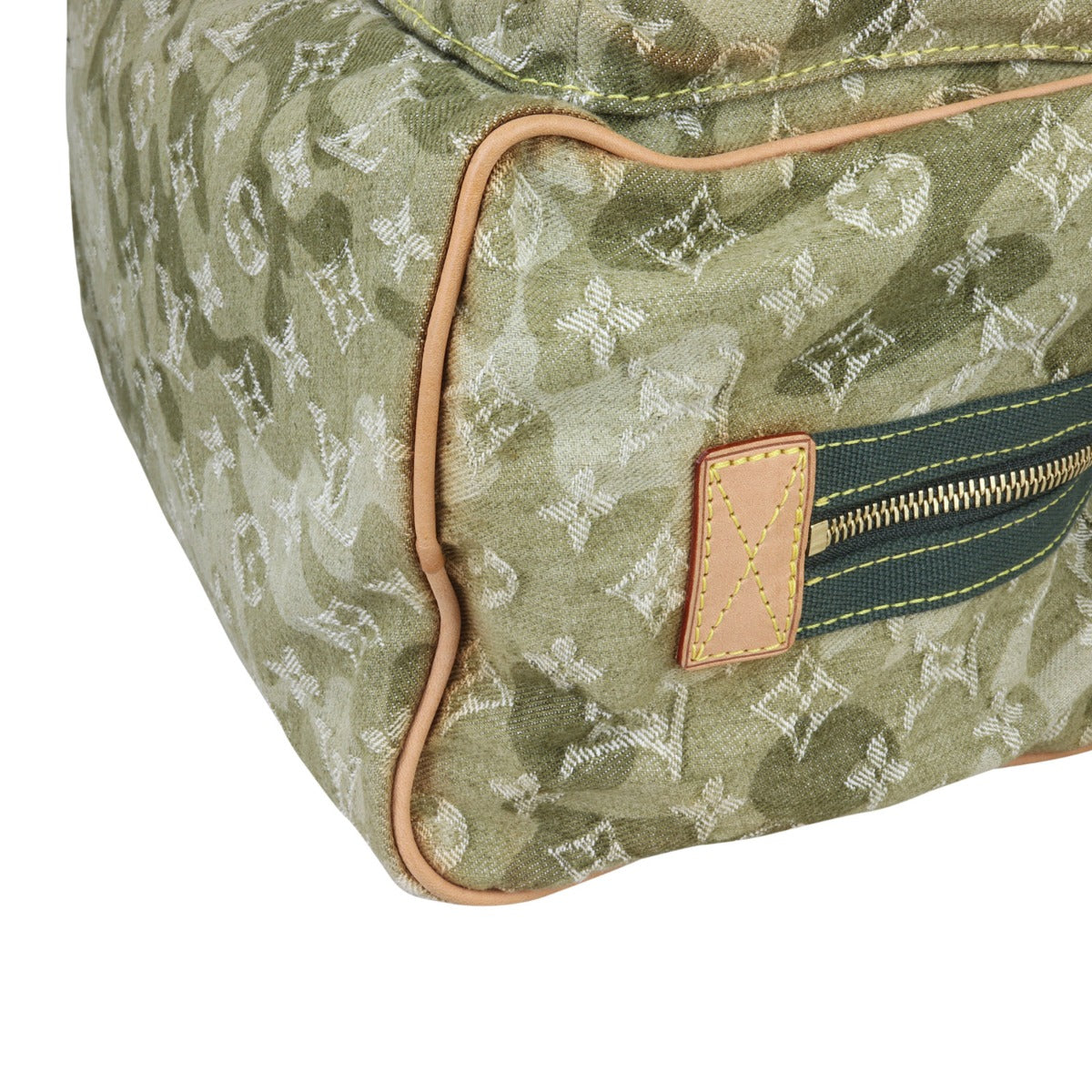 Louis Vuitton Jasmine Denim Monogramouflage Corner Closeup