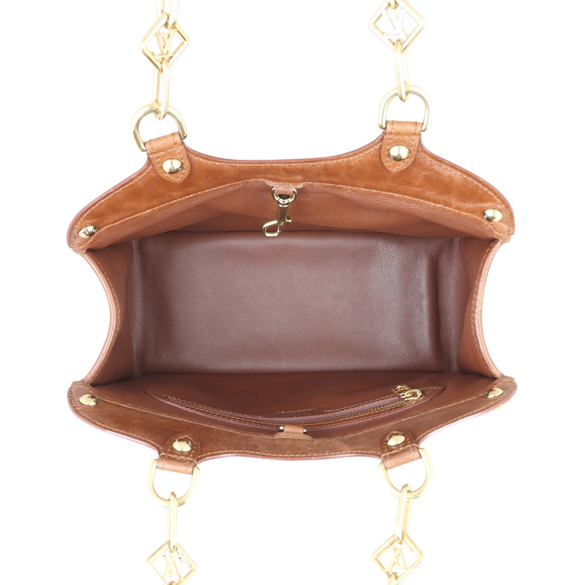 Louis Vuitton Linda Charms Monogram Bag Interior