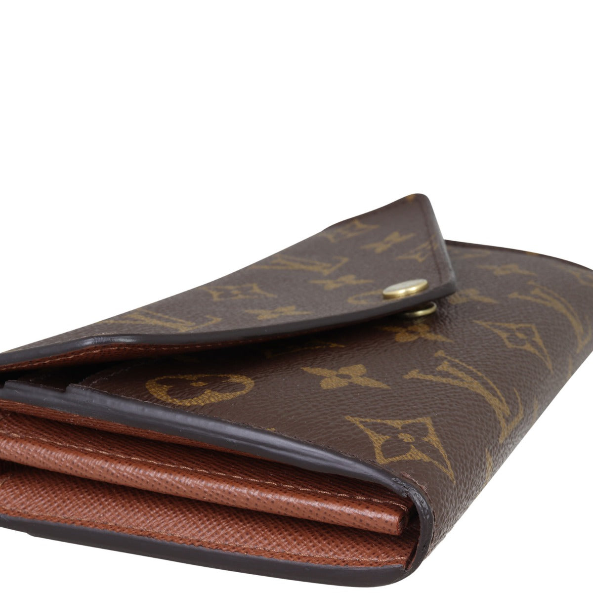 Louis Vuitton Sarah Wallet Monogram Corner Closeup