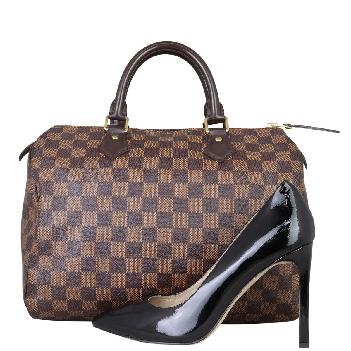 バッグ LOUIS VUITTON SPEEDY 30 DAMIER Louis Vuitton Speedy 30 Damier Ebene – Luxe.It.Fwd