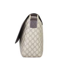 Gucci GG Supreme Leather Flap Messenger Side