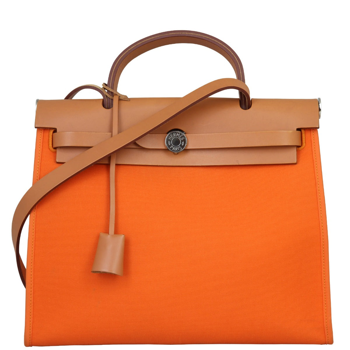 Hermes Herbag Zip 31 Bag Front with Strap