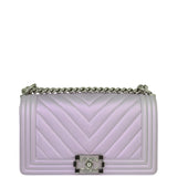 Chanel Boy Chevron Old Medium Front