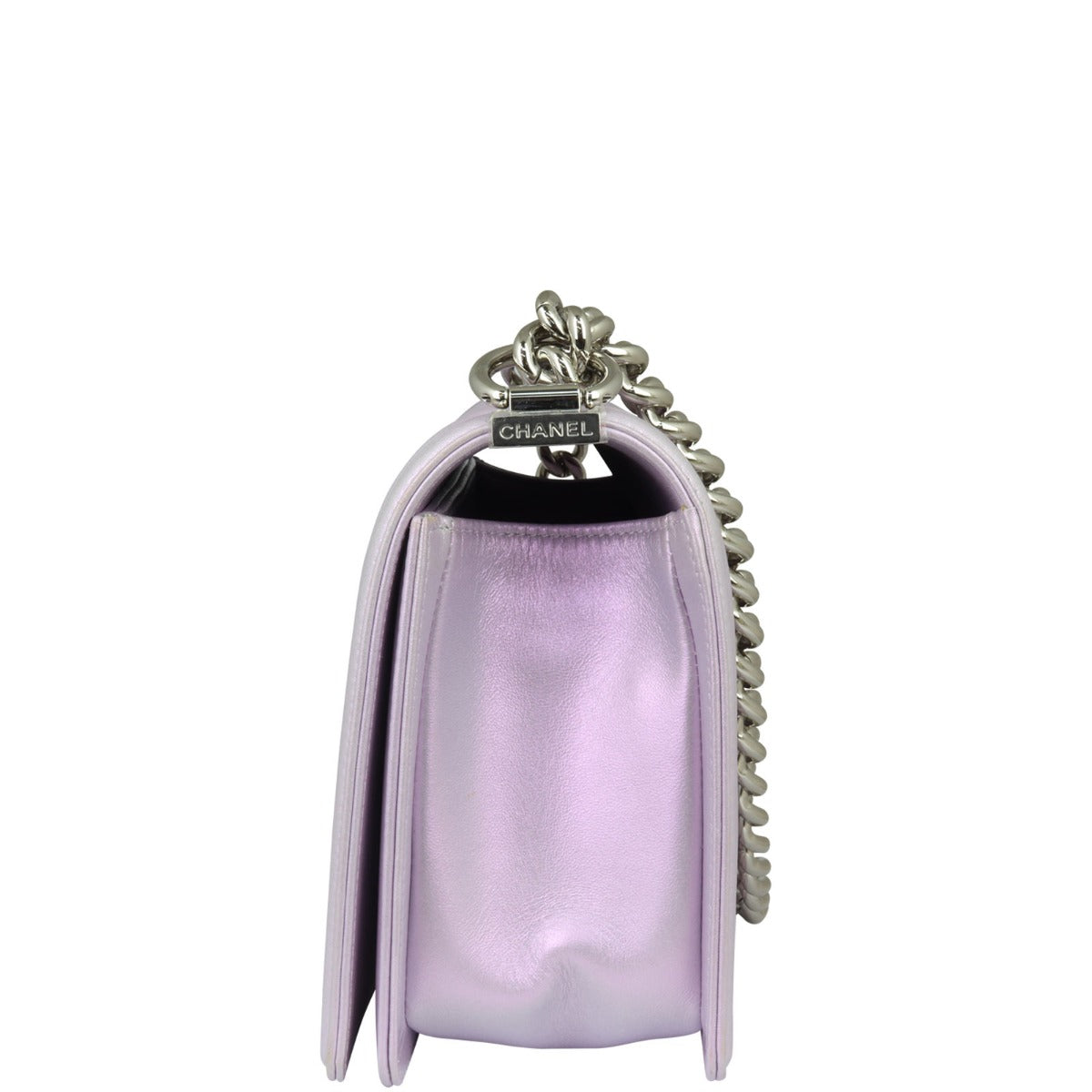 Chanel Boy Chevron Old Medium Side