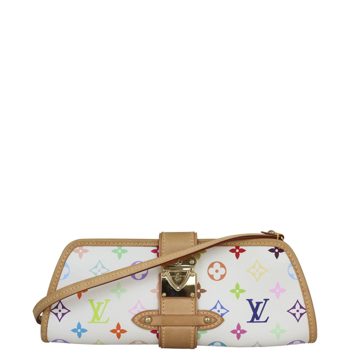 Louis Vuitton Shirley Monogram Multicolore Front with Strap
