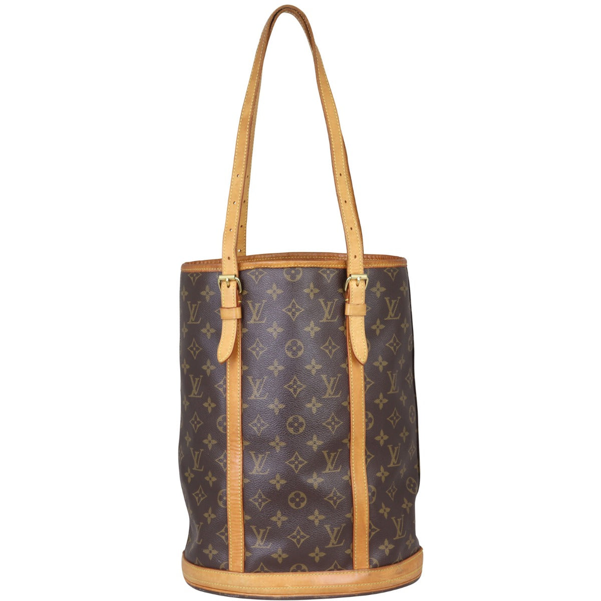 Louis Vuitton Bucket GM Monogram Front 