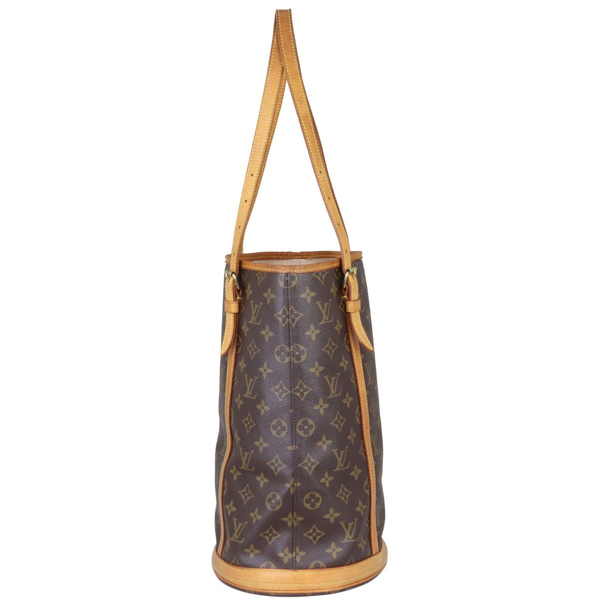 Louis Vuitton Bucket GM Monogram Side