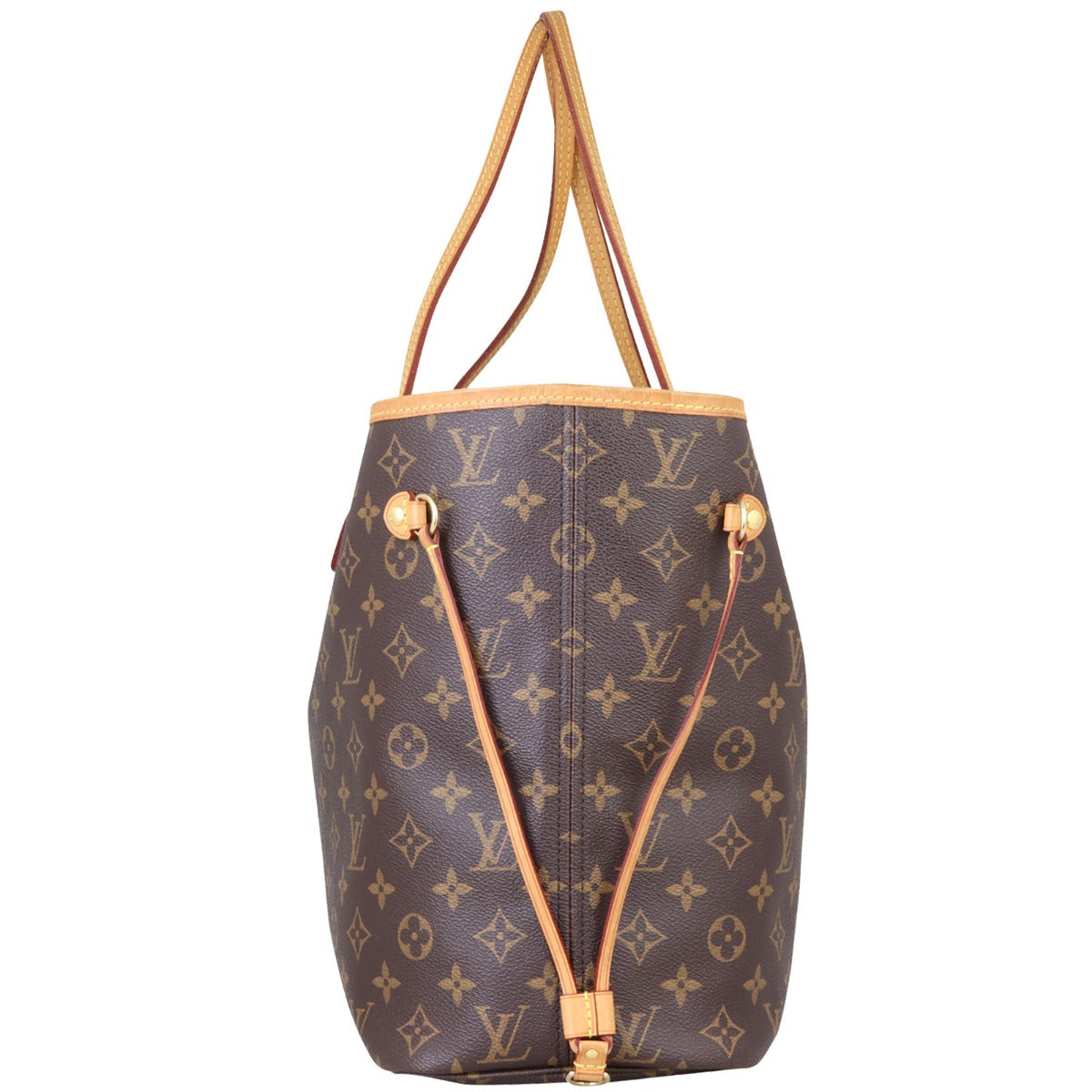 Louis Vuitton Neverfull MM Monogram Side