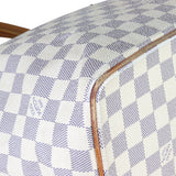 Louis Vuitton Saleya MM Damier Azur Corner Closeup
