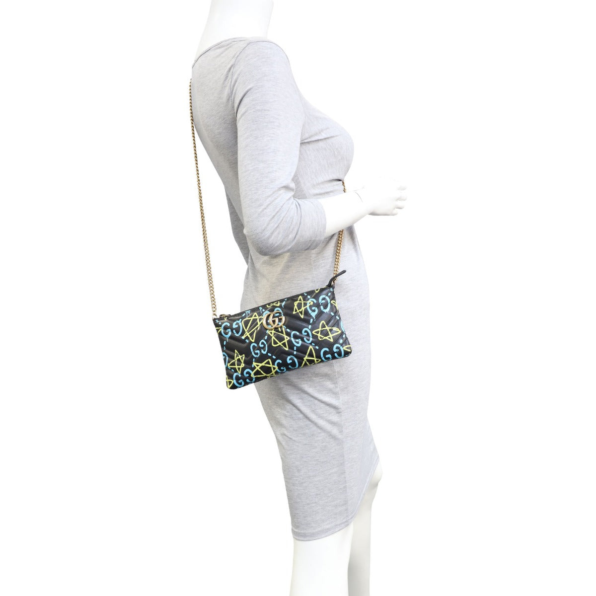 Gucci GucciGhost Chain Pouch Mannequin