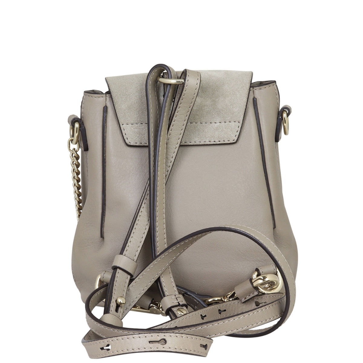 chloe mini faye backpack airy grey Chloe Faye Mini Backpack – Luxe.It.Fwd