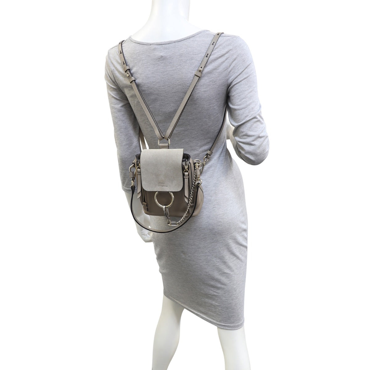 chloe backpack mini white Chloe Faye Mini Backpack – Luxe.It.Fwd