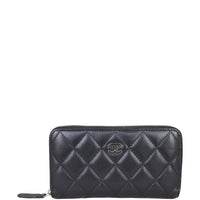 Chanel Long  Zip Around Wallet Front