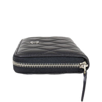 Chanel Long  Zip Around Wallet Side