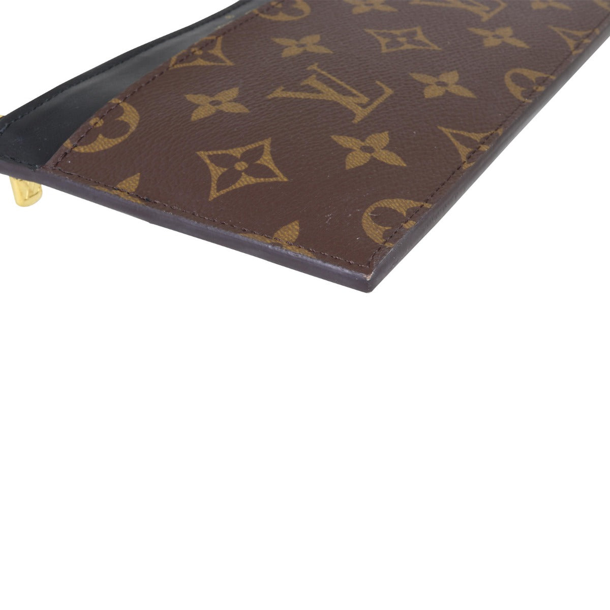 Louis Vuitton Slim Purse Monogram Corner Closeup