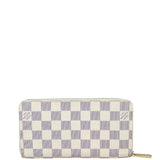 Louis Vuitton Zippy Wallet Damier Azur Front