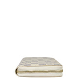 Louis Vuitton Zippy Wallet Damier Azur Side