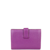 Hermes Bearn Card Holder (purple) Back