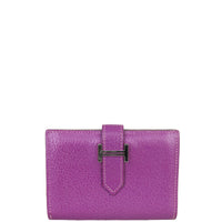 Hermes Bearn Card Holder (purple) Front