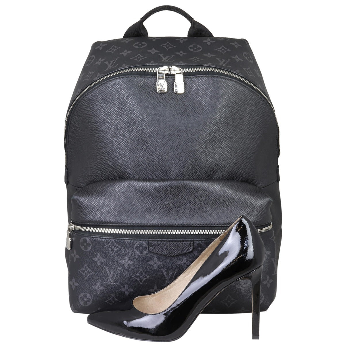 Louis Vuitton Discovery Backpack Taiga Monogram Eclipse Shoe