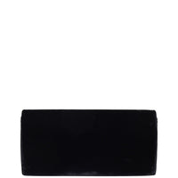 Saint Laurent Monogram Velvet Clutch Back