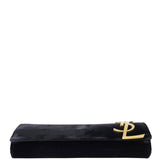 Saint Laurent Monogram Velvet Clutch Base