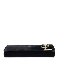Saint Laurent Monogram Velvet Clutch Base