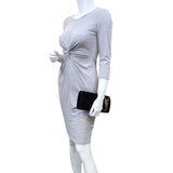 Saint Laurent Monogram Velvet Clutch Mannequin