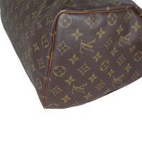 Louis Vuitton Speedy 35 Monogram Corner Closeup