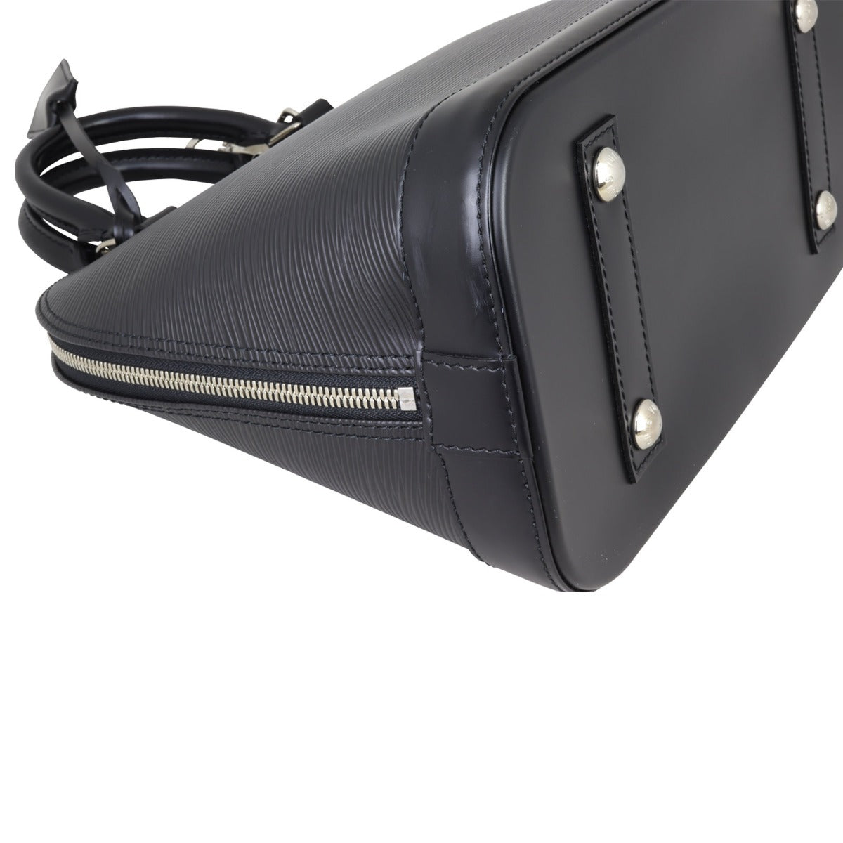 Louis Vuitton Alma PM Epi & Charm Corner Closeup