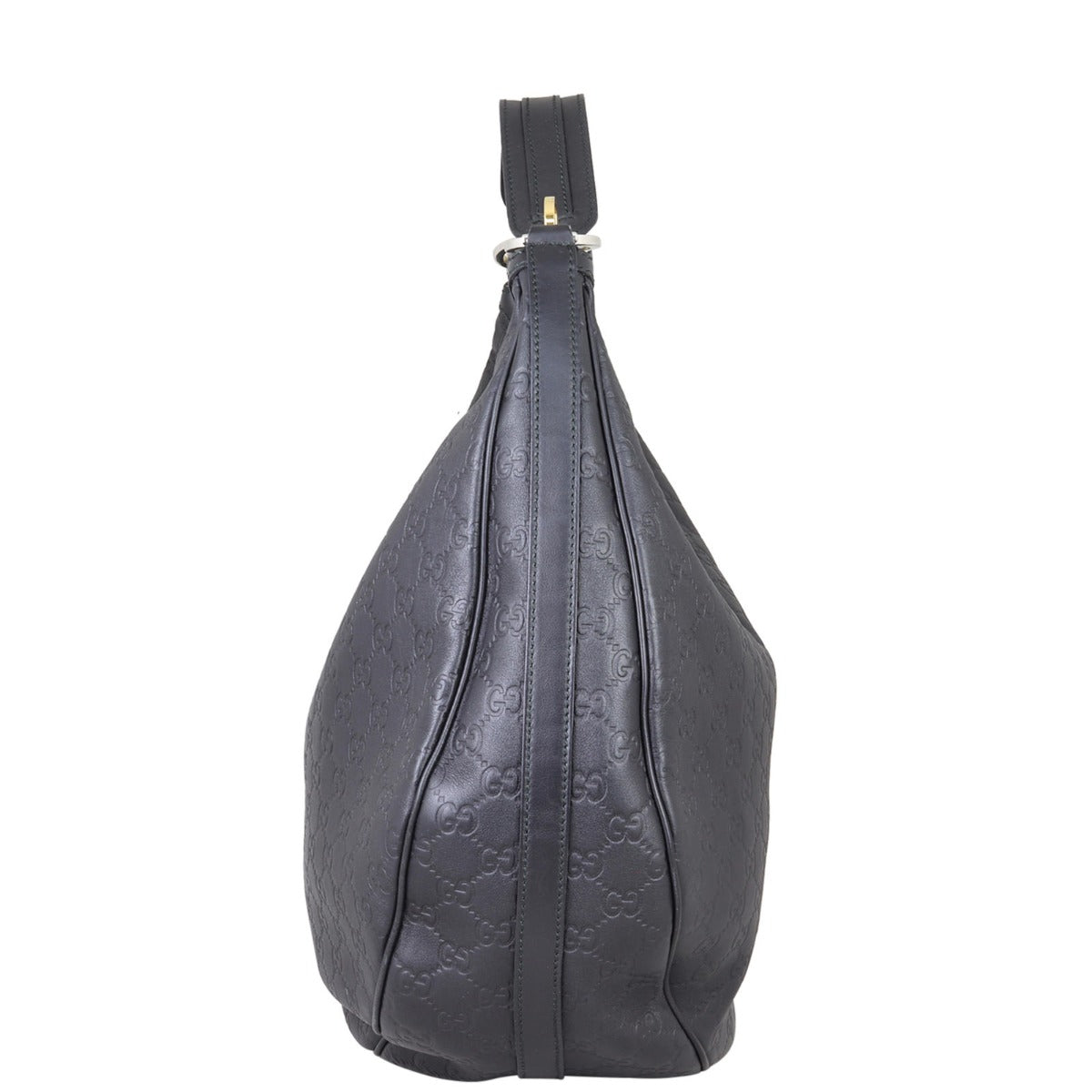 Gucci Guccissima GG Twins Hobo Side